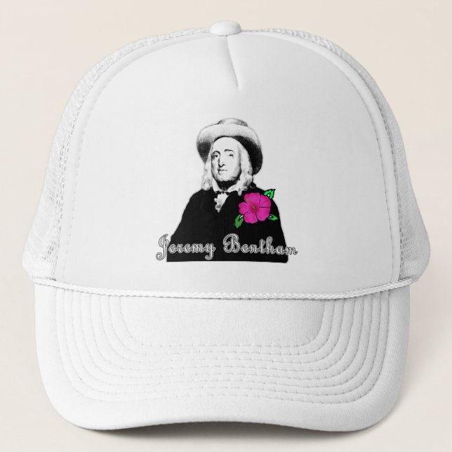 Casquette Jeremy Bentham avec la fleur tropicale (Devant)