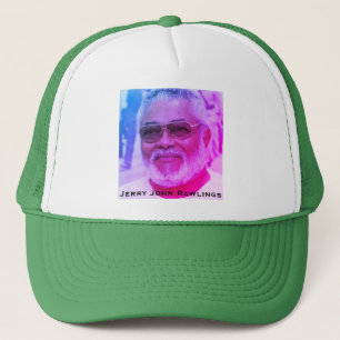 Casquette Jerry Rawlings, J.J. Rawlings, Président du Ghana