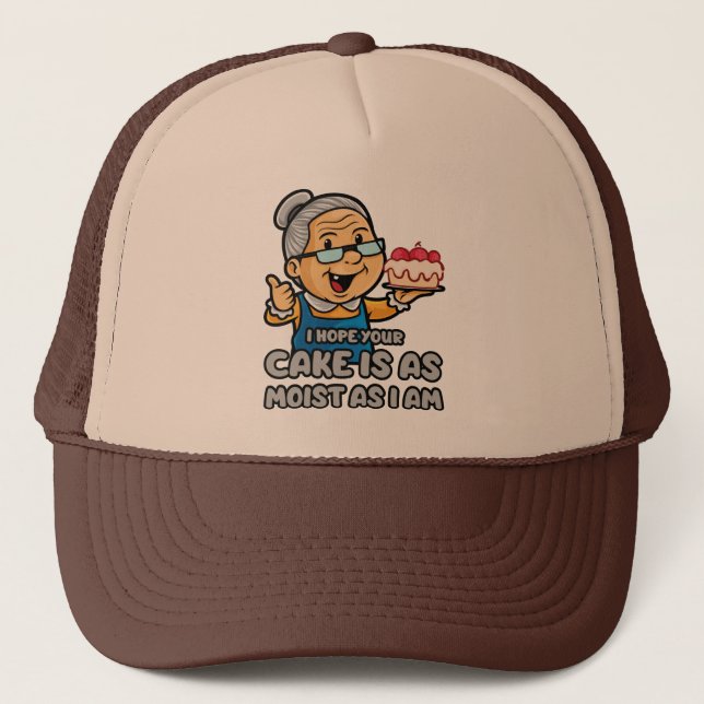 Casquette J'Espère Que Votre Gâteau Est Aussi Humide Que Moi (Devant)