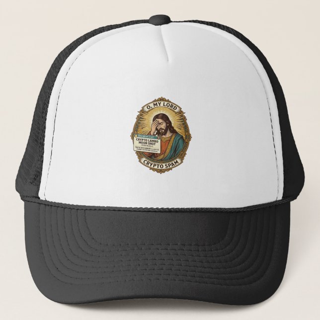 Casquette Jésus a ajouté un spam Crypto Groupe de discussion (Devant)