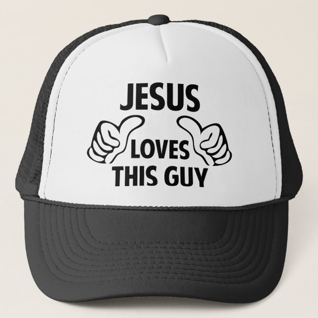 Casquette Jésus Aime Ce Type (Devant)