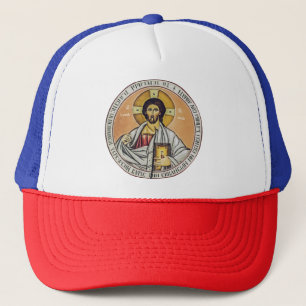 Casquette Jésus-Christ Pantocrator dôme de l'Église