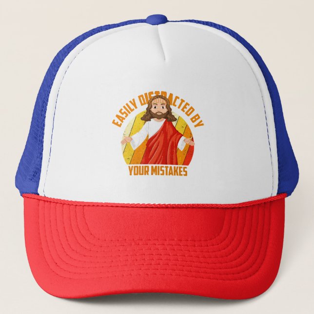 Casquette Jésus drôle (Devant)