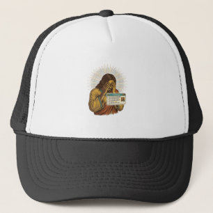 Casquette Jésus embarrassé Statut de dix ans Humour_1