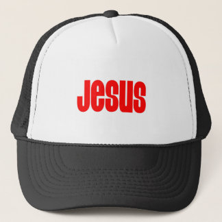 Casquette Jésus en rouge