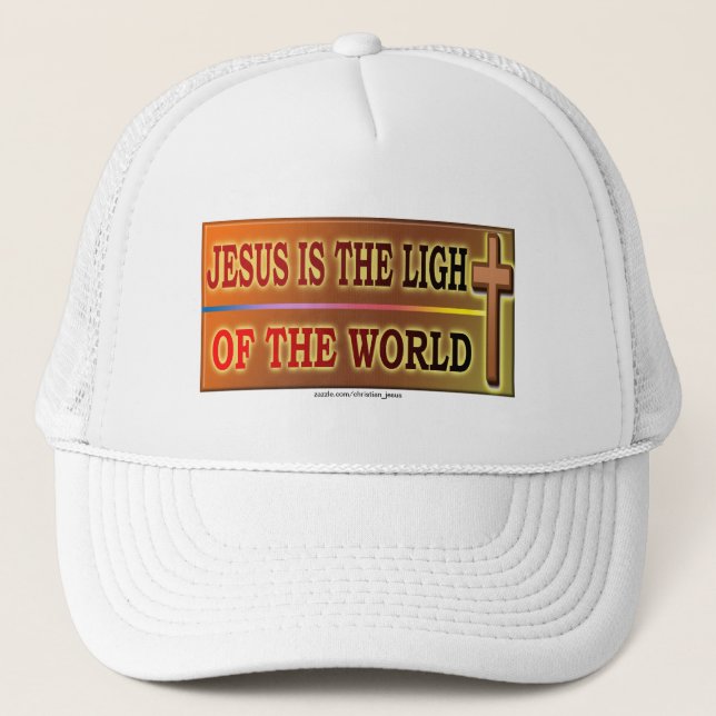 CASQUETTE JÉSUS EST LA LUMIÈRE (Devant)