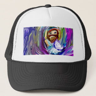 Casquette Jésus est l'amour de la vague