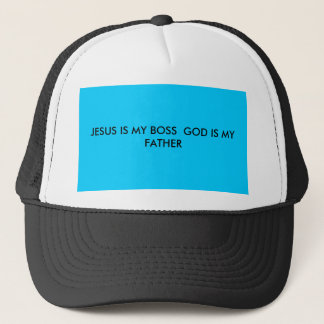 CASQUETTE JÉSUS EST MON PATRON QU'UN DIEU EST MON PÈRE