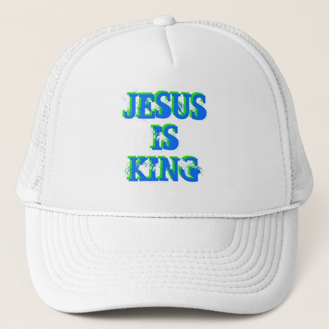 Casquette Jésus est roi (Devant)