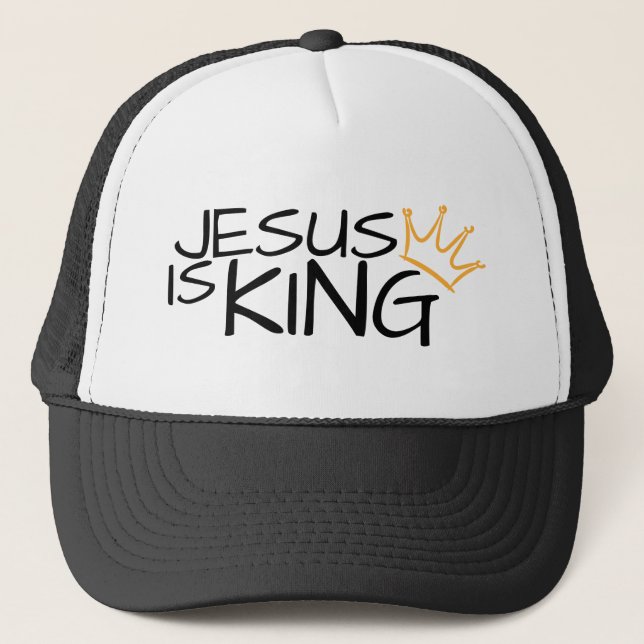 Casquette Jésus est roi (Devant)