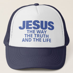 CASQUETTE JÉSUS LE CHEMIN LA VÉRITÉ ET LA VIE TRUCKER HAT
