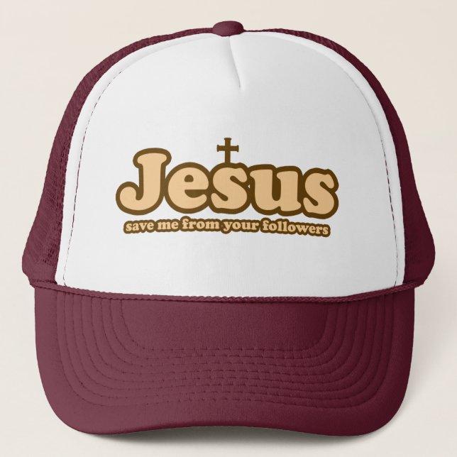 Casquette Jésus me sauve de tes disciples (Devant)