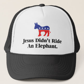 Casquette Jésus n'a pas monté un éléphant - Parti démocrate