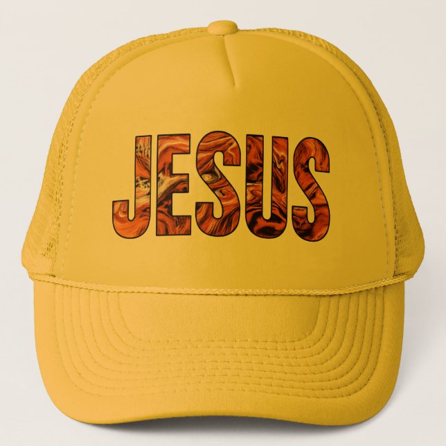 Casquette Jesus name on a cap (Devant)