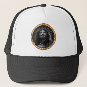 Casquette Jésus regardant dans les cieux