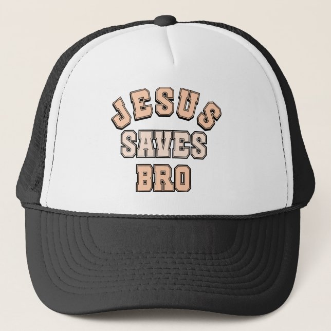 CASQUETTE JÉSUS SAUVE FRÈRE VINTAGE (Devant)