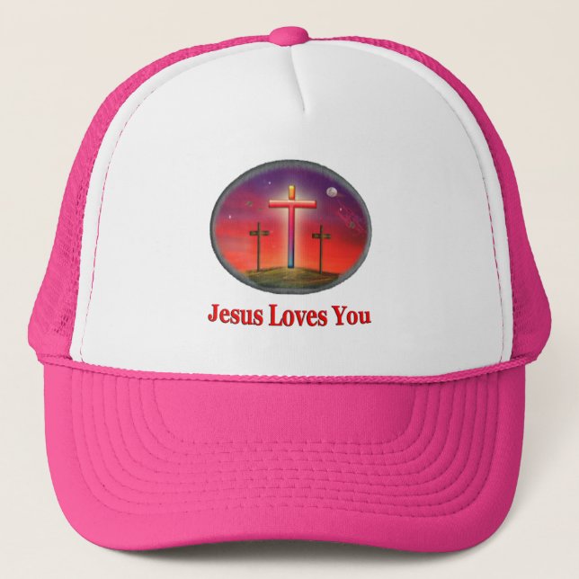 Casquette jésus t'aime (Devant)
