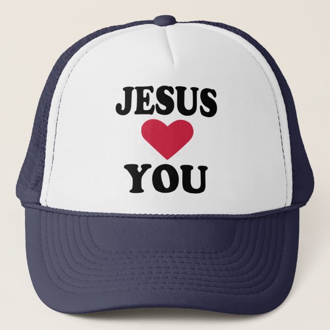 Casquette Jésus vous aime (Devant)