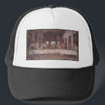 Casquette Jésus "Yeshoua" La Dernière Cène, Léonard de Vinci<br><div class="desc">L'air était lourd de l'odeur des peintures à l'huile et du plâtre. La lumière du soleil entrait en biais par les hautes fenêtres du réfectoire, jetant de longues ombres sur l'échafaudage qui saillait du mur. Perché précairement sur la plate-forme la plus élevée, Léonard de Vinci trempait son pinceau dans une...</div>