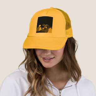 Casquette Jet Black et Gold Vector Art Design graphique