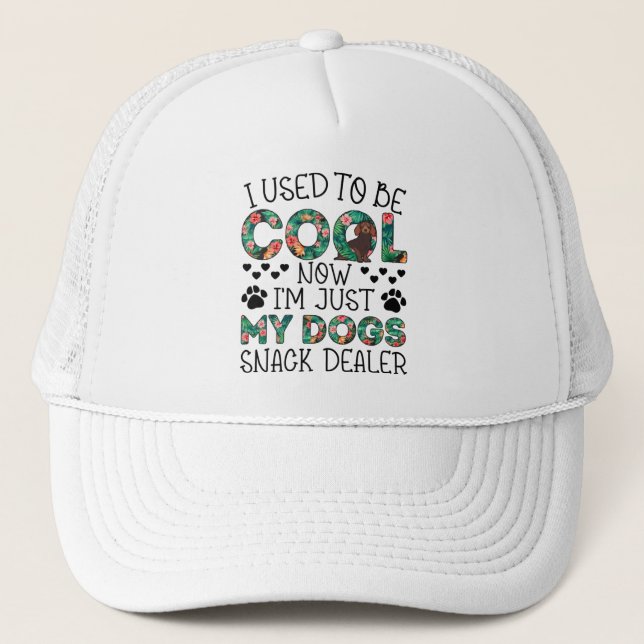 Casquette J'étais Cool maintenant je suis juste un cadeau po (Devant)