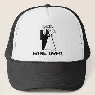 Casquette Jeu au-dessus de jeu de mariage au-dessus de
