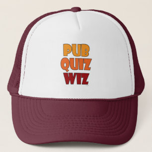 Casquette Jeu de quiz de pub Wiz Champion de Trivia