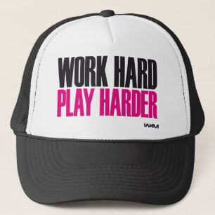 Casquette jeu dur de travail plus dur