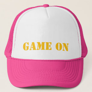 Casquette JEU SUR Jaune Compétence Motivationnelle Amusement