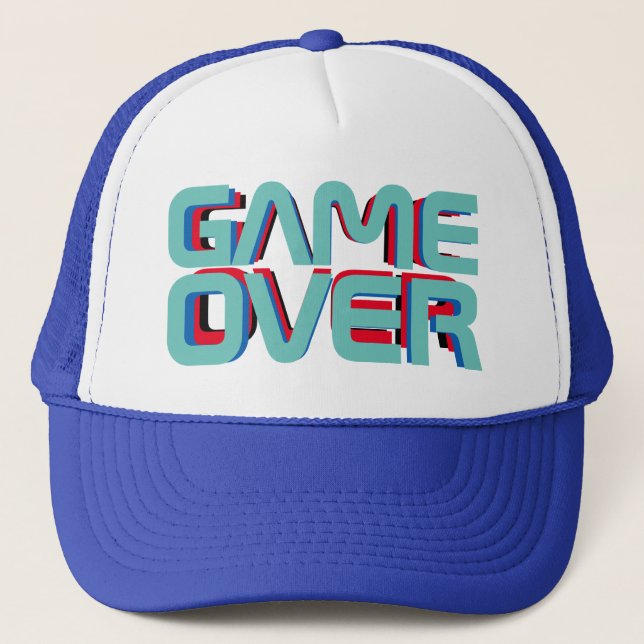 Casquette Jeu sur jeux style de joueur vibrant (Devant)