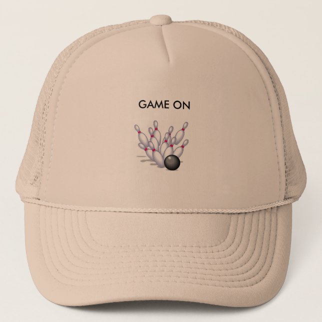 Casquette JEU SUR le bowling (Devant)
