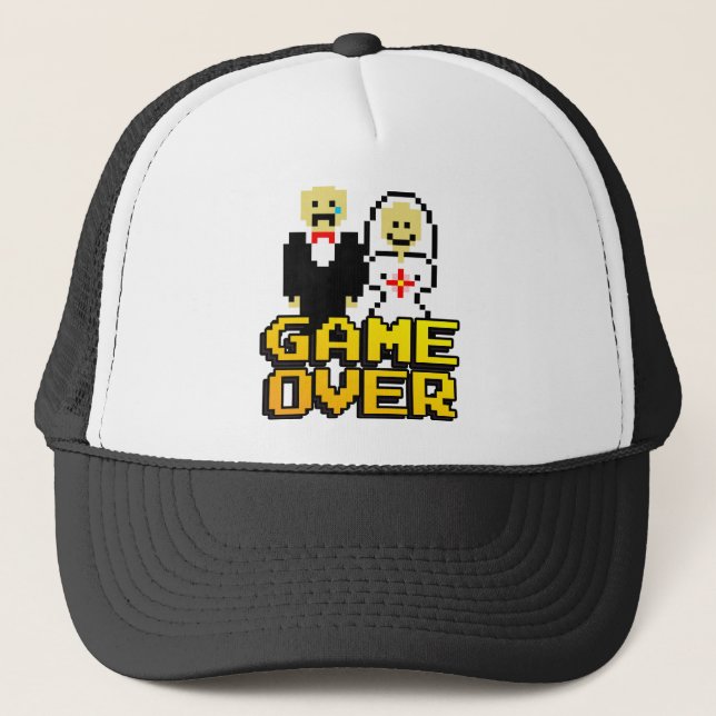 Casquette Jeu sur le mariage (8 bits) (Devant)