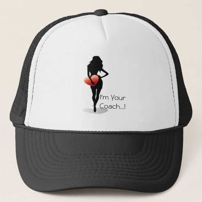 Casquette Jeune fille avec un coeur (Devant)