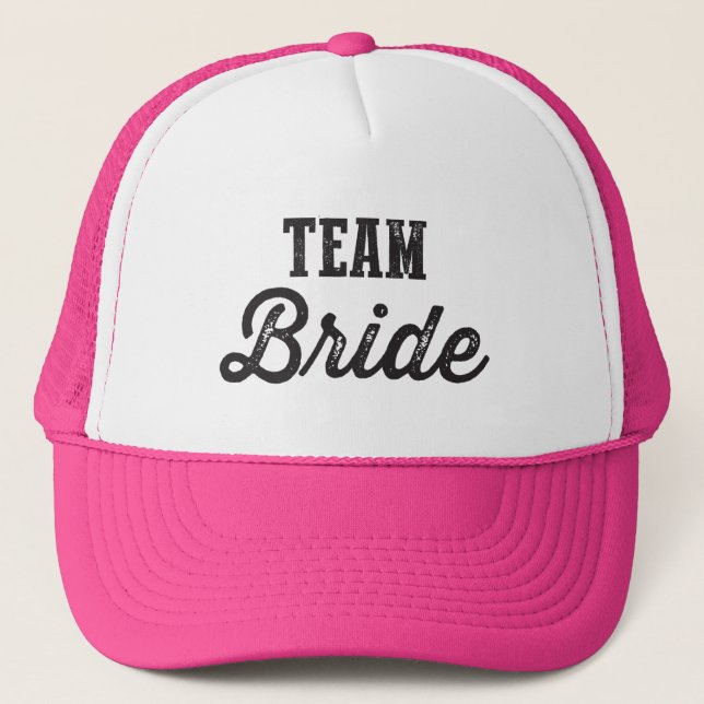 Casquette Jeune mariée d'équipe (Devant)