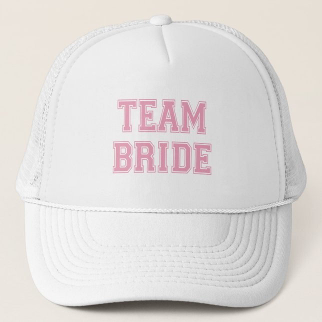 Casquette Jeune mariée d'équipe (Devant)