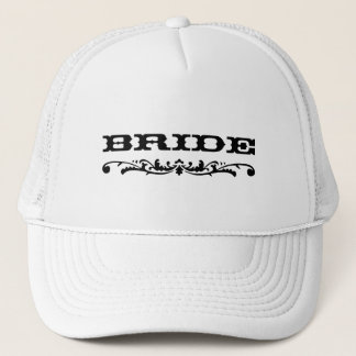 Casquette Jeune mariée occidentale du mariage |