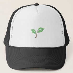 Casquette Jeune plante de bébé esquissée