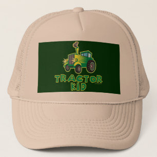 Casquette Jeune Tracteur vert