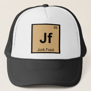 Casquette Jf - Symbole du tableau périodique de la chimie de