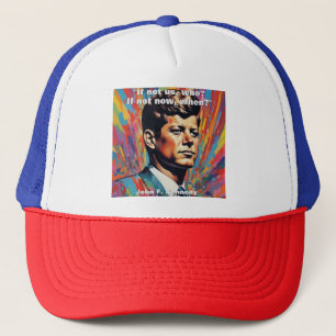 Casquette JFK John F. Kennedy Citation Inspiration Motivatio