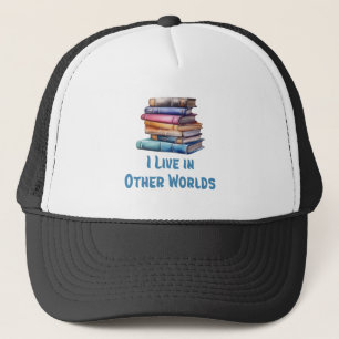 Casquette J'habite dans d'autres mondes - Amoureux des livre