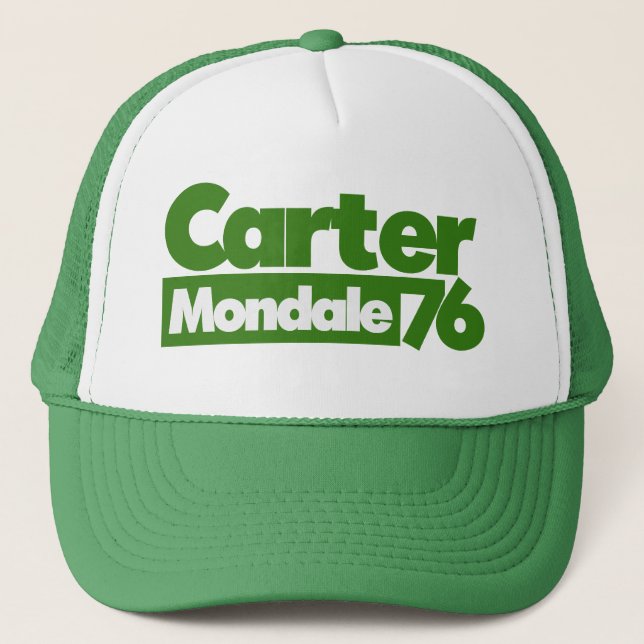 Casquette Jimmy Carter 76 Carter Mondale rétro Politique (Devant)