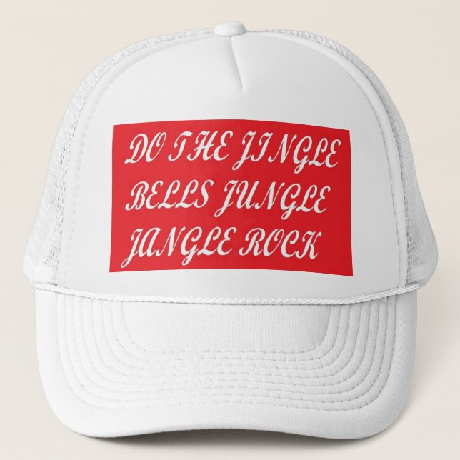 CASQUETTE JINGLE BELLS JUNGLE JANGLE ROCK NOËL (Devant)