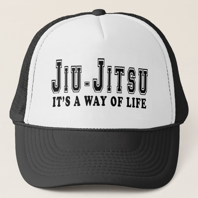 Casquette Jiu-Jitsu c'est mode de vie (Devant)