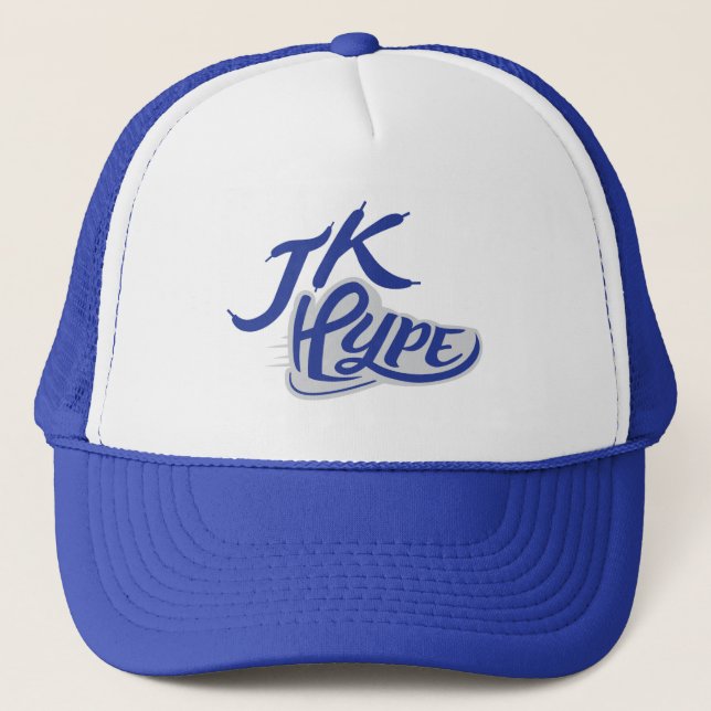 Casquette JK Hype Blue Trucker Hat (Devant)