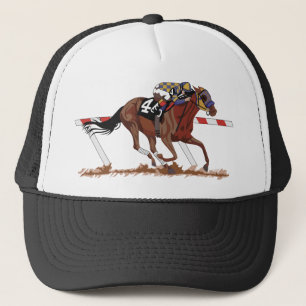 Casquette Jockey Sur Hippocampe