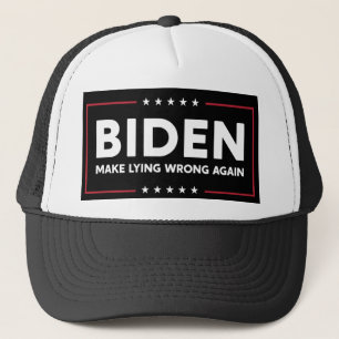 Casquette Joe Biden 2020 se trompe de menteur à nouveau con