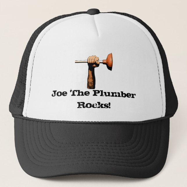 Casquette Joe les roches de plombier ! (Devant)