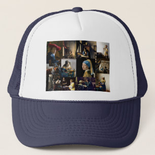 Casquette Johannes Vermeer - Patchwork de chefs-d'oeuvre
