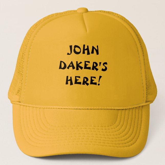 Casquette John Daker est ici ! (Devant)